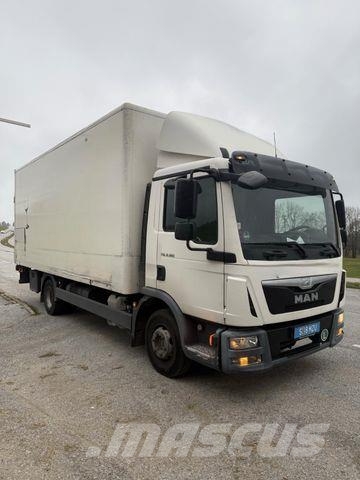 MAN TGL 7.180 Euro 6 Koffer LBW abs Blatt Luft Camiones caja cerrada