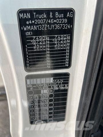 MAN TGL 8.180 4x2 BL Koffer/LBW/DAUTEL/AC/EU6c Gesloten opbouw