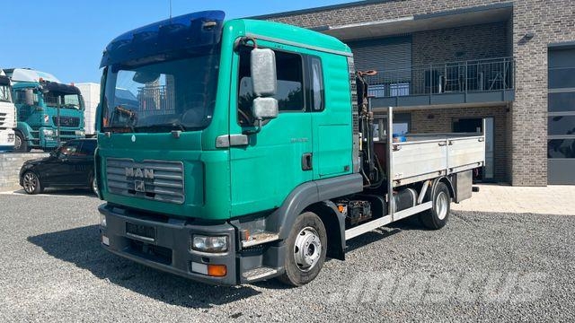 MAN TGL 8.180 4x2 Kran Hiab Tempomat Φορτηγά Kαρότσα με ανοιγόμενα πλαϊνά
