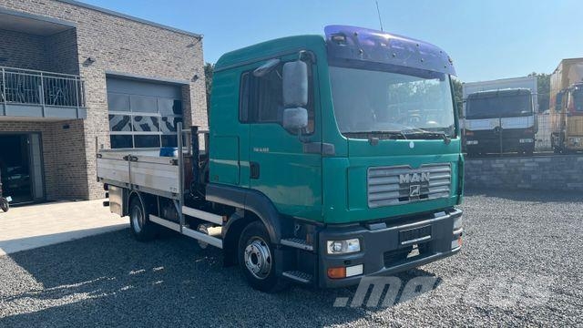 MAN TGL 8.180 4x2 Kran Hiab Tempomat Φορτηγά Kαρότσα με ανοιγόμενα πλαϊνά
