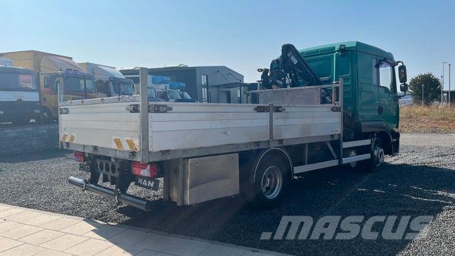 MAN TGL 8.180 4x2 Kran Hiab Tempomat Φορτηγά Kαρότσα με ανοιγόμενα πλαϊνά