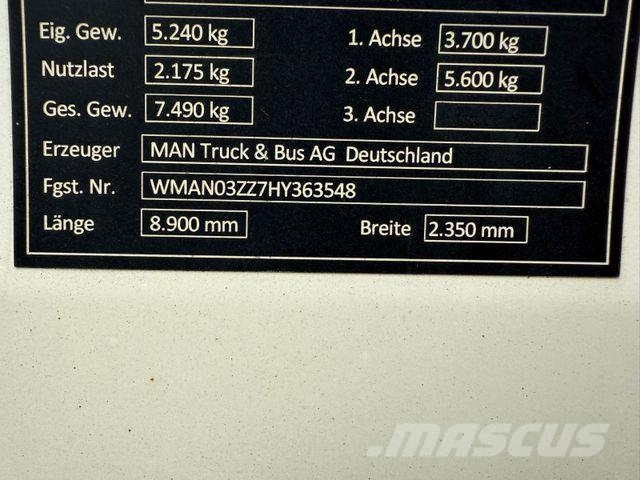 MAN TGL 8.180 ABS KOFFER Kastenwagen
