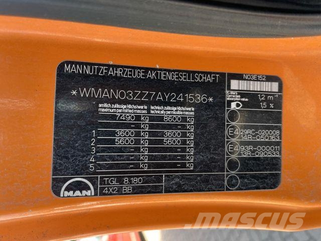 MAN TGL 8.180 BB/ Küpper Weisser/ Typ STASF VES Άλλα Φορτηγά