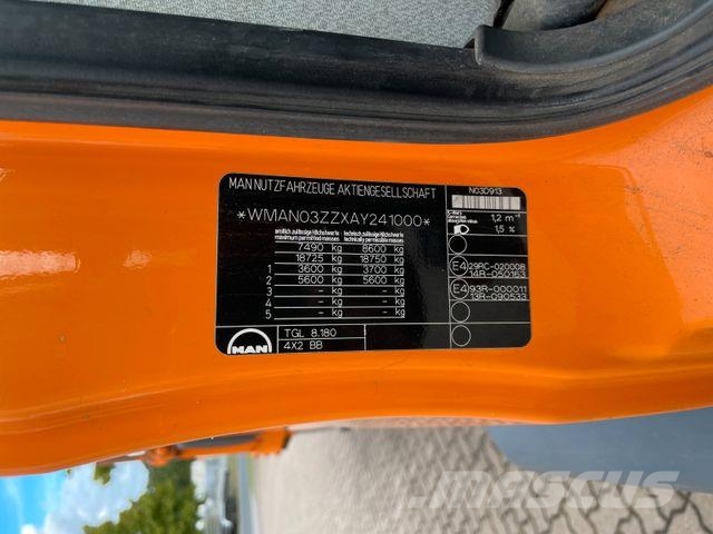 MAN TGL 8.180 Doka/ Meiller/ AC/ AHK/ 6 Sitze/ NL 2t Kipper