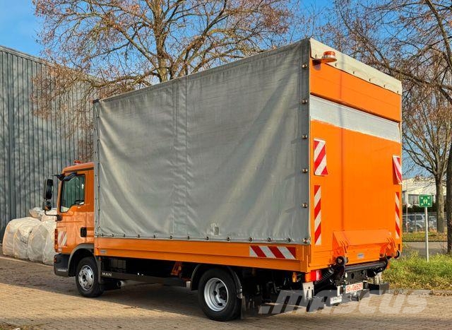 MAN TGL 8.220 - 151 TKm - EURO5 - 1. Hand Curtainsider trucks