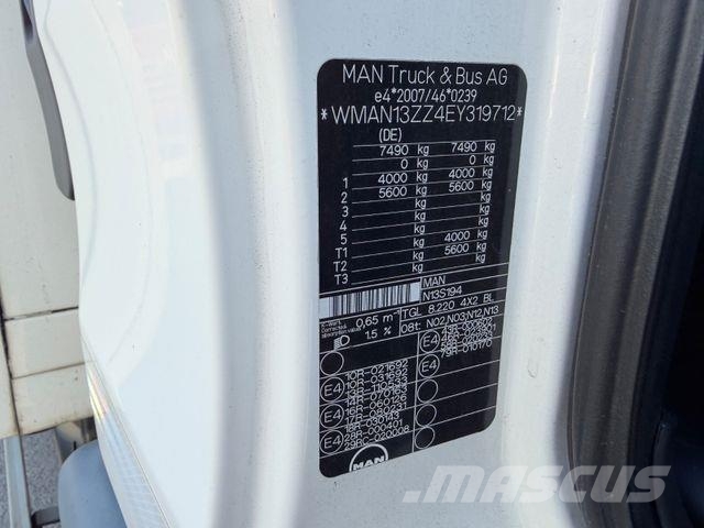MAN TGL 8.220 BL Koffer+LBW/Klima-Automatik/Luftgefe Jakeluautot