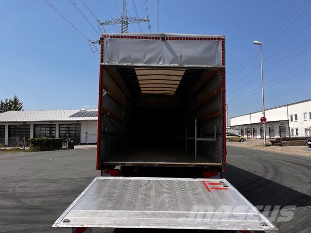 MAN TGL 8.220/EU6/NAVI/CAM/AC/LGS/LBW 1500kg/ شاحنات بغطاء جانبي