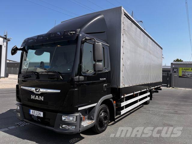 MAN TGL 8.220/EU6/NAVI/CAM/AC/LGS/LBW 1500kg/ شاحنات بغطاء جانبي