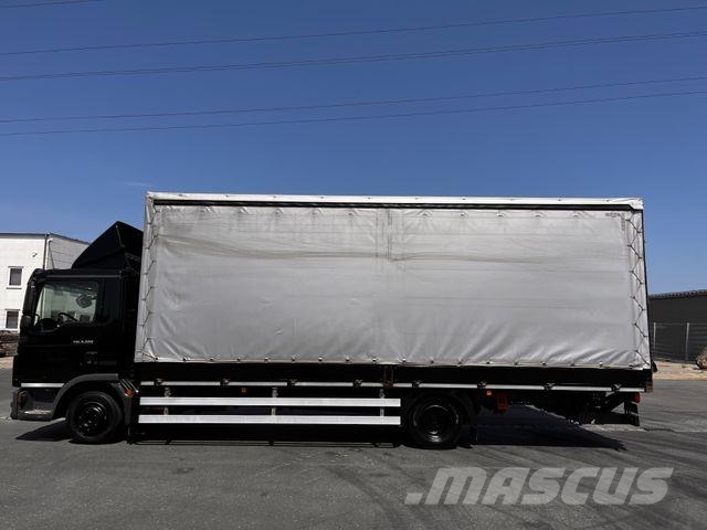 MAN TGL 8.220/EU6/NAVI/CAM/AC/LGS/LBW 1500kg/ شاحنات بغطاء جانبي