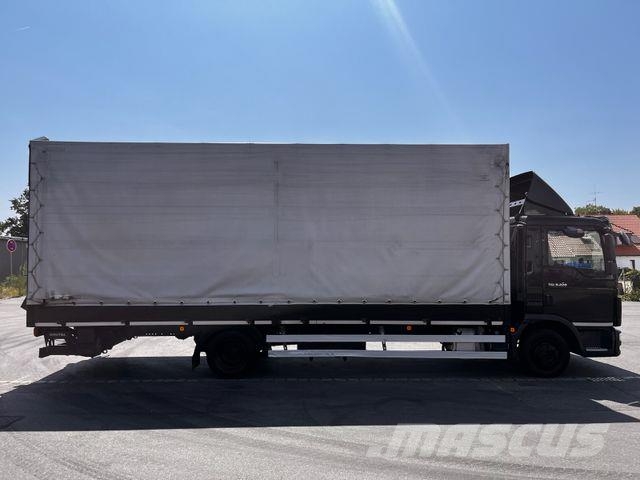 MAN TGL 8.220/EU6/NAVI/CAM/AC/LGS/LBW 1500kg/ شاحنات بغطاء جانبي