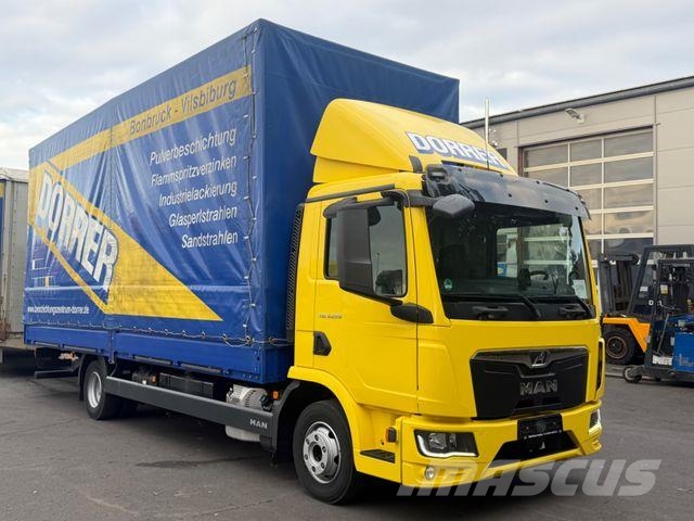 MAN TGL 8.220 + Humbaur HT, Pritsche/Plane, DE Truck Anders
