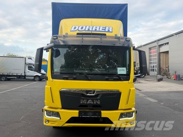 MAN TGL 8.220 + Humbaur HT, Pritsche/Plane, DE Truck Anders