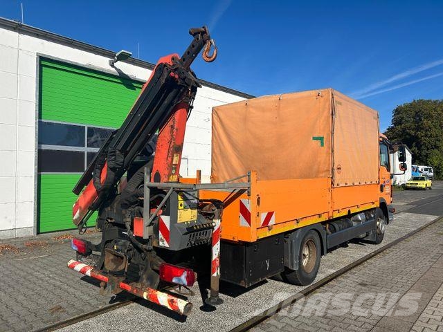 MAN TGL 8.220 / Palfinger PK 7001 + Funk / EURO 6 Bestelwagens met open laadbak