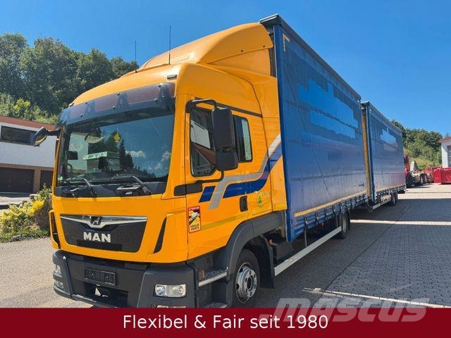 MAN TGL10.220BL Jumbo 120m³,Hochdach,H&amp;W Anhä,1Han Otros camiones