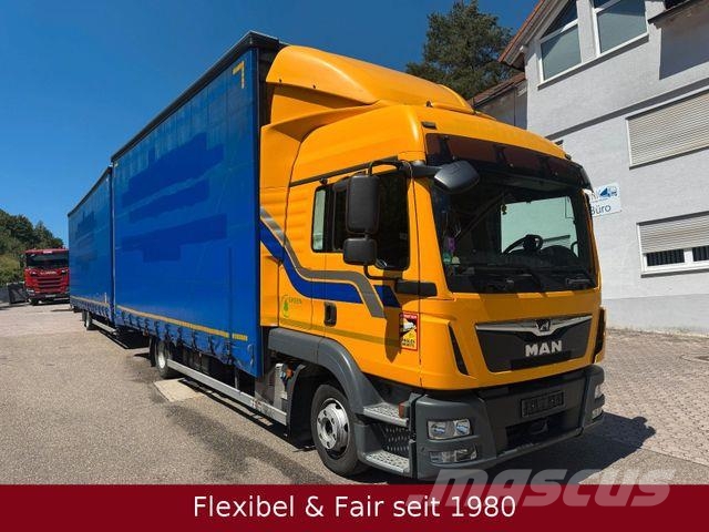 MAN TGL10.220BL Jumbo 120m³,Hochdach,H&amp;W Anhä,1Han Otros camiones