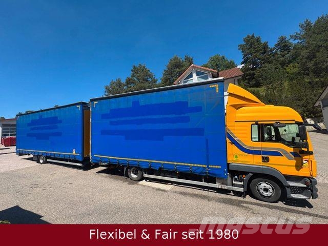 MAN TGL10.220BL Jumbo 120m³,Hochdach,H&amp;W Anhä,1Han Otros camiones