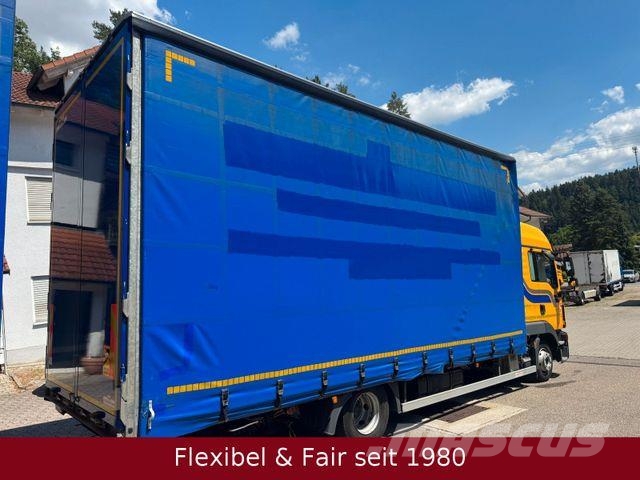 MAN TGL10/8.220 Jumbo,Hochdach 2 Betten+H&W Anhäng Camión con caja abierta