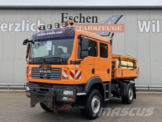 MAN TGM 13.240 4x4 DoKa|Allrad-Kipper*Kommunalplatte Φορτηγά Ανατροπή