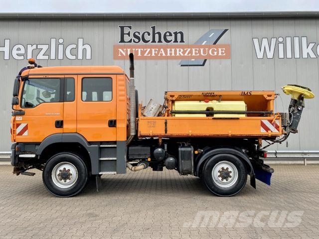 MAN TGM 13.240 4x4 DoKa|Allrad-Kipper*Kommunalplatte Φορτηγά Ανατροπή