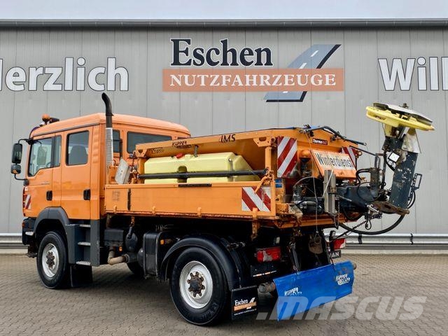 MAN TGM 13.240 4x4 DoKa|Allrad-Kipper*Kommunalplatte Φορτηγά Ανατροπή