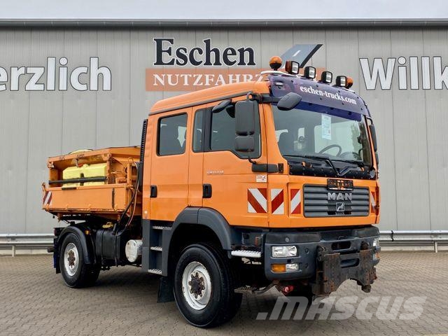 MAN TGM 13.240 4x4 DoKa|Allrad-Kipper*Kommunalplatte Φορτηγά Ανατροπή