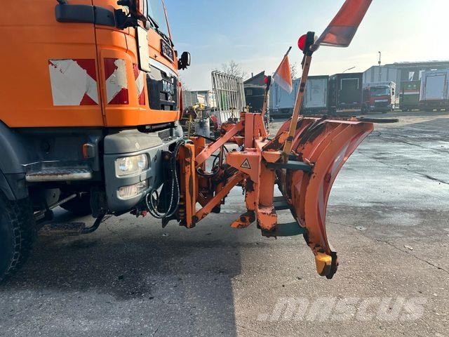 MAN TGM 13.250 4x4 BL MEILLER /MKG LK/Streuer/ Pflug Camion ribaltabili