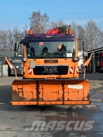 MAN TGM 13.250 4x4 BL MEILLER /MKG LK/Streuer/ Pflug Camion ribaltabili