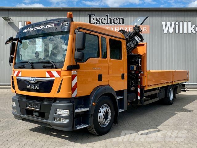 MAN TGM 15.290 DOKA|Atlas AK 75,2*Funk*4x Sitze*Navi Camiones de cama baja