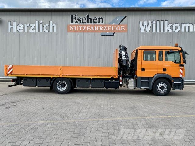 MAN TGM 15.290 DOKA|Atlas AK 75,2*Funk*4x Sitze*Navi Camiones de cama baja
