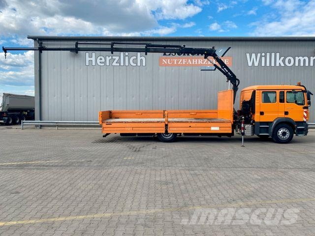 MAN TGM 15.290 DOKA|Atlas AK 75,2*Funk*4x Sitze*Navi Camiones de cama baja