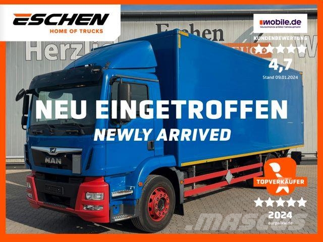 MAN TGM 15.320 Koffer*AHK*LBW*Safety*Klima*Automatik شاحنات ذات هيكل صندوقي