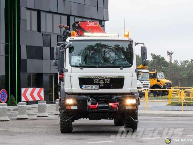 MAN TGM 18.250 4x4 FASSI 275 2.25 Crane Kran Baske Żurawie samochodowe