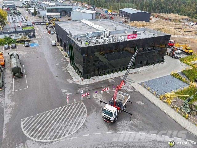 MAN TGM 18.250 4x4 FASSI 275 2.25 Crane Kran Baske Żurawie samochodowe