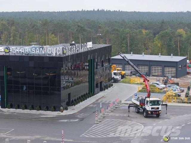 MAN TGM 18.250 4x4 FASSI 275 2.25 Crane Kran Baske Żurawie samochodowe