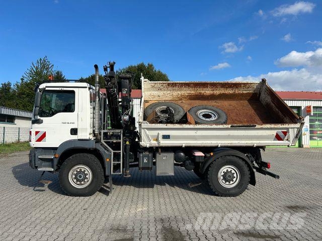 MAN TGM 18.250 BB / 4x4 / Hiab 099 Funk Greifer Tipper trucks