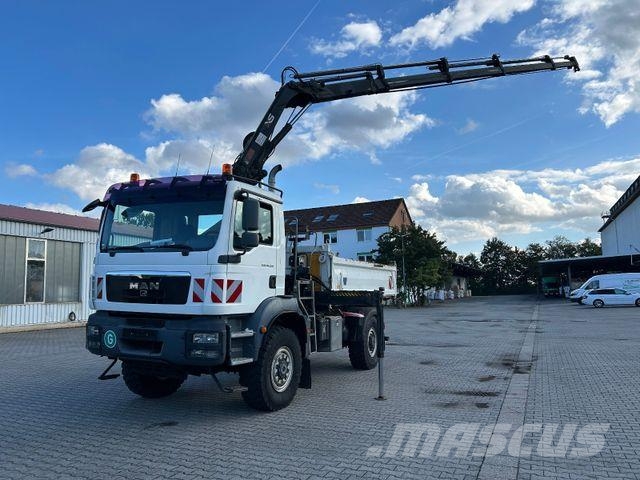 MAN TGM 18.250 BB / 4x4 / Hiab 099 Funk Greifer Tipper trucks
