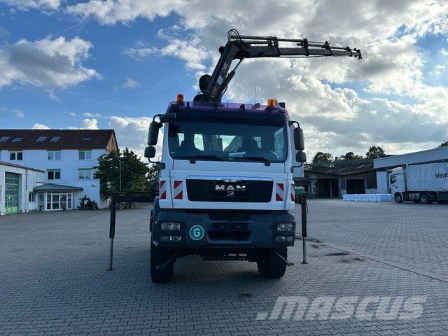 MAN TGM 18.250 BB / 4x4 / Hiab 099 Funk Greifer Tipper trucks