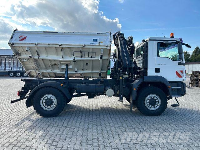 MAN TGM 18.250 BB / 4x4 / Hiab 099 Funk Greifer Tipper trucks