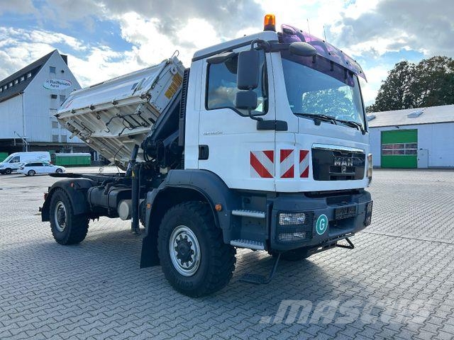 MAN TGM 18.250 BB / 4x4 / Hiab 099 Funk Greifer Tipper trucks
