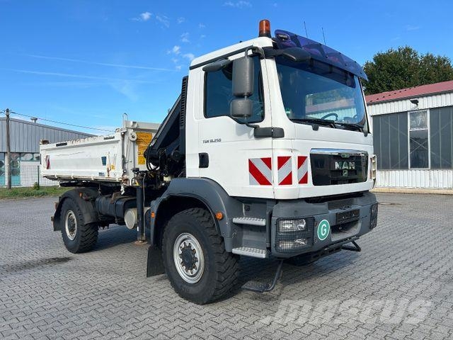 MAN TGM 18.250 BB / 4x4 / Hiab 099 Funk Greifer Tipper trucks