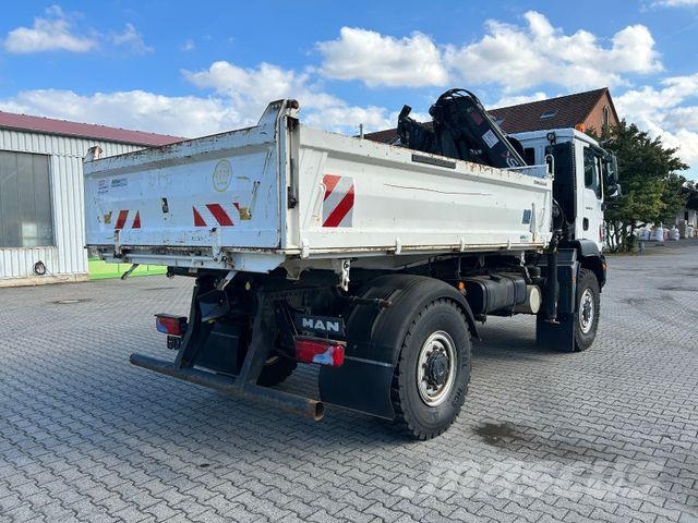 MAN TGM 18.250 BB / 4x4 / Hiab 099 Funk Greifer Tipper trucks