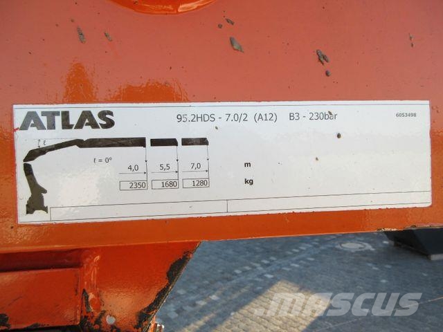 MAN TGM 18.250, tipper / Atlas crane: AK 95.2 Camiones bañeras basculantes o volquetes