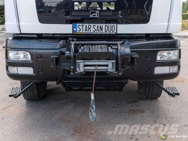 MAN Tgm 18.290 4x4 Ckd AD-14 Crane 14 t Winch Vlakke laadvloer met kraan
