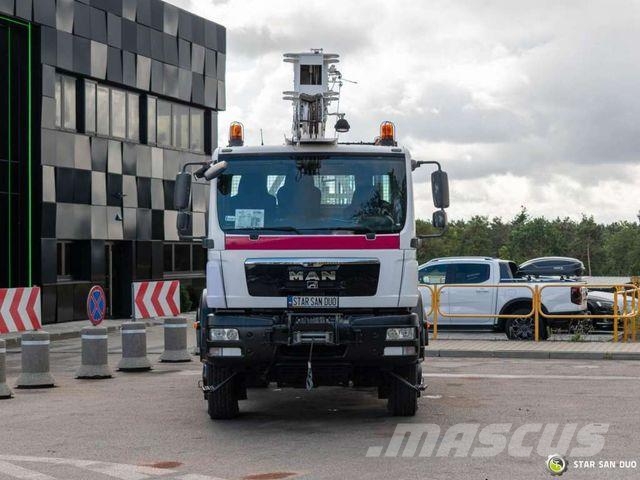 MAN Tgm 18.290 4x4 Ckd AD-14 Crane 14 t Winch Vlakke laadvloer met kraan