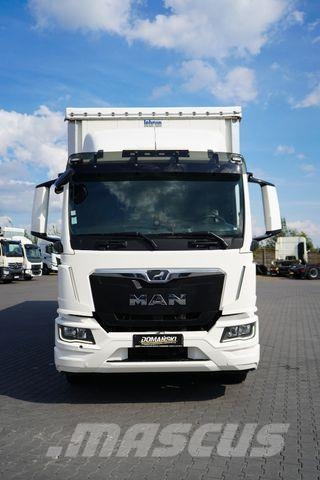 MAN TGM / 18.320 / ACC / E 6 / FIRANKA + WINDA / ŁAD Ciężarówki firanki
