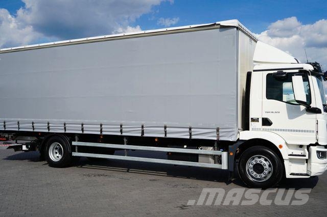 MAN TGM / 18.320 / ACC / E 6 / FIRANKA + WINDA / ŁAD Ciężarówki firanki