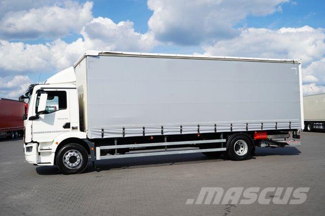 MAN TGM / 18.320 / ACC / E 6 / FIRANKA + WINDA / ŁAD Ciężarówki firanki