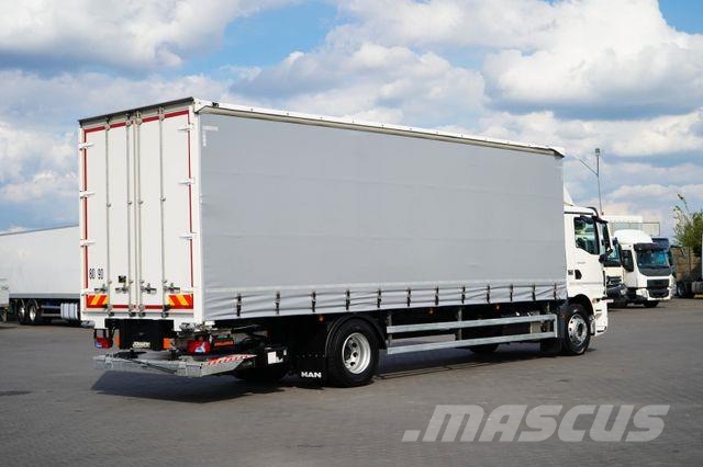 MAN TGM / 18.320 / ACC / E 6 / FIRANKA + WINDA / ŁAD Ciężarówki firanki