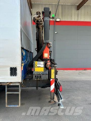 MAN TGM 18.340 4x2 BL Curtainsider/PALFINGER LK/EBA/ Camión con caja abierta