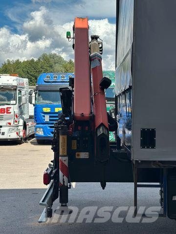 MAN TGM 18.340 4x2 BL Curtainsider/PALFINGER LK/EBA/ Camión con caja abierta